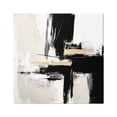 thumbnail image 1 of Stupell Industries Chaotic Black Abstract Abstract Painting Gallery Wrapped Canvas Art Print Wall Art, 36 x 36, 1 of 8