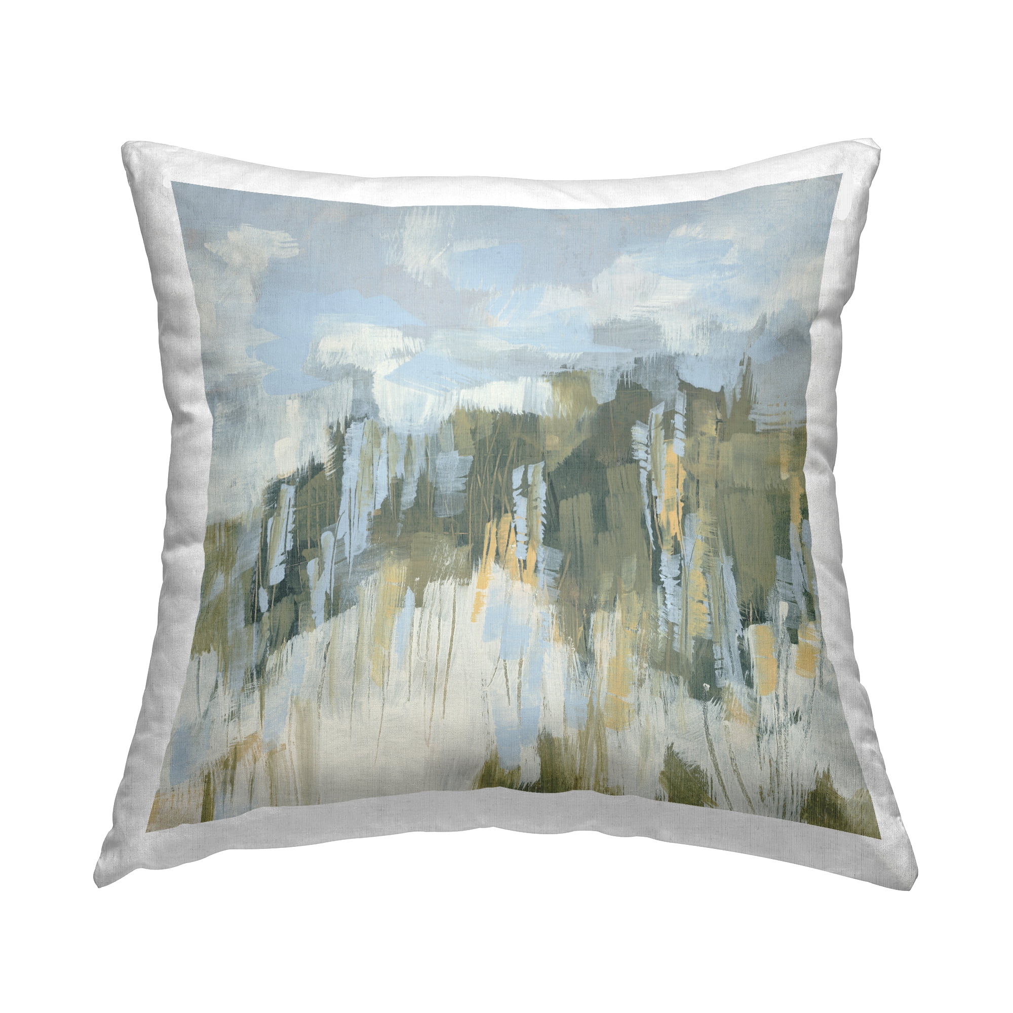 Stupell Industries Chaotic Landscape Distortion Decorative Printed Throw Pillow, 18 x 18