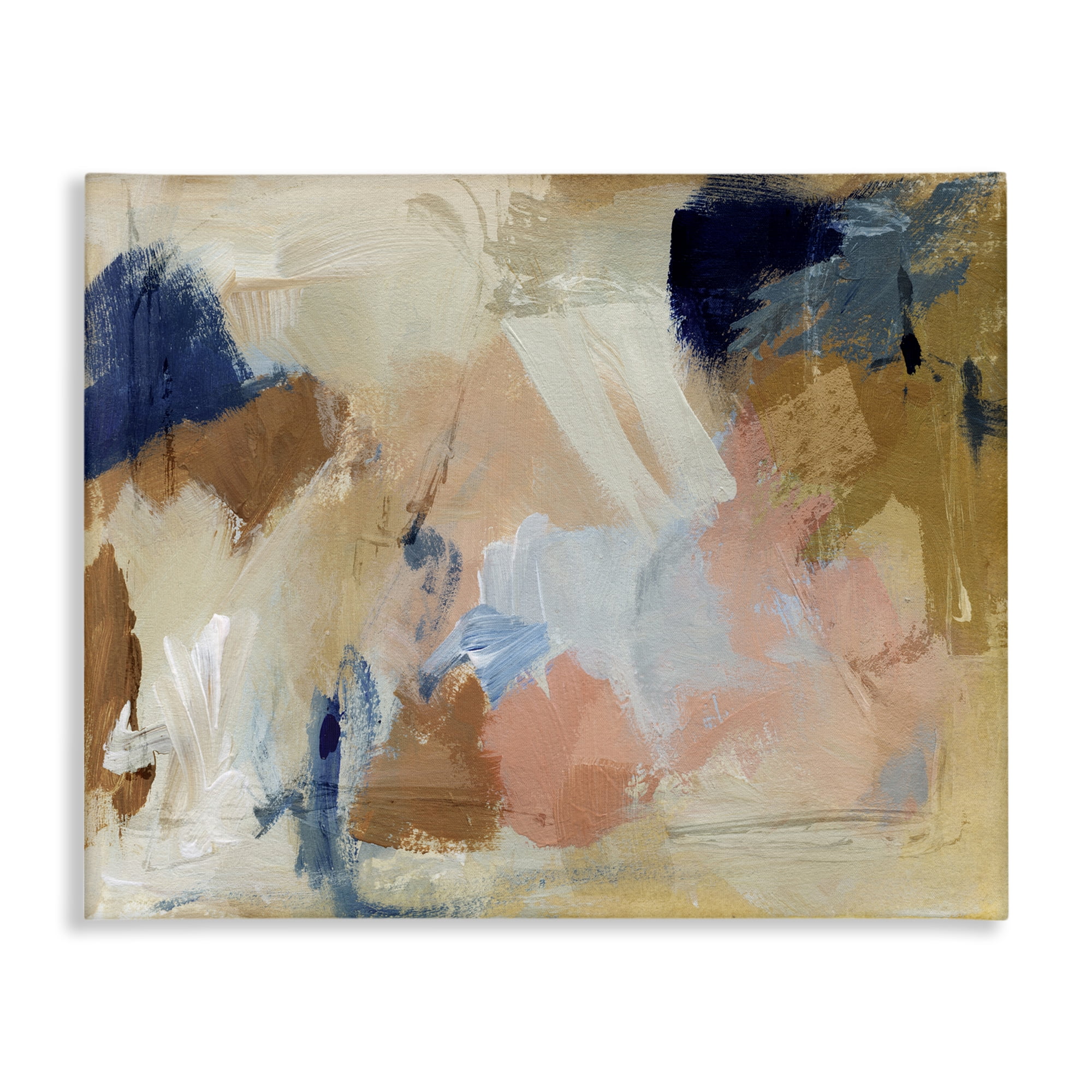 Stupell Industries Chaotic Neutral Paint Abstract Painting Wrapped Canvas Art Print Wall Art, 20 x 16