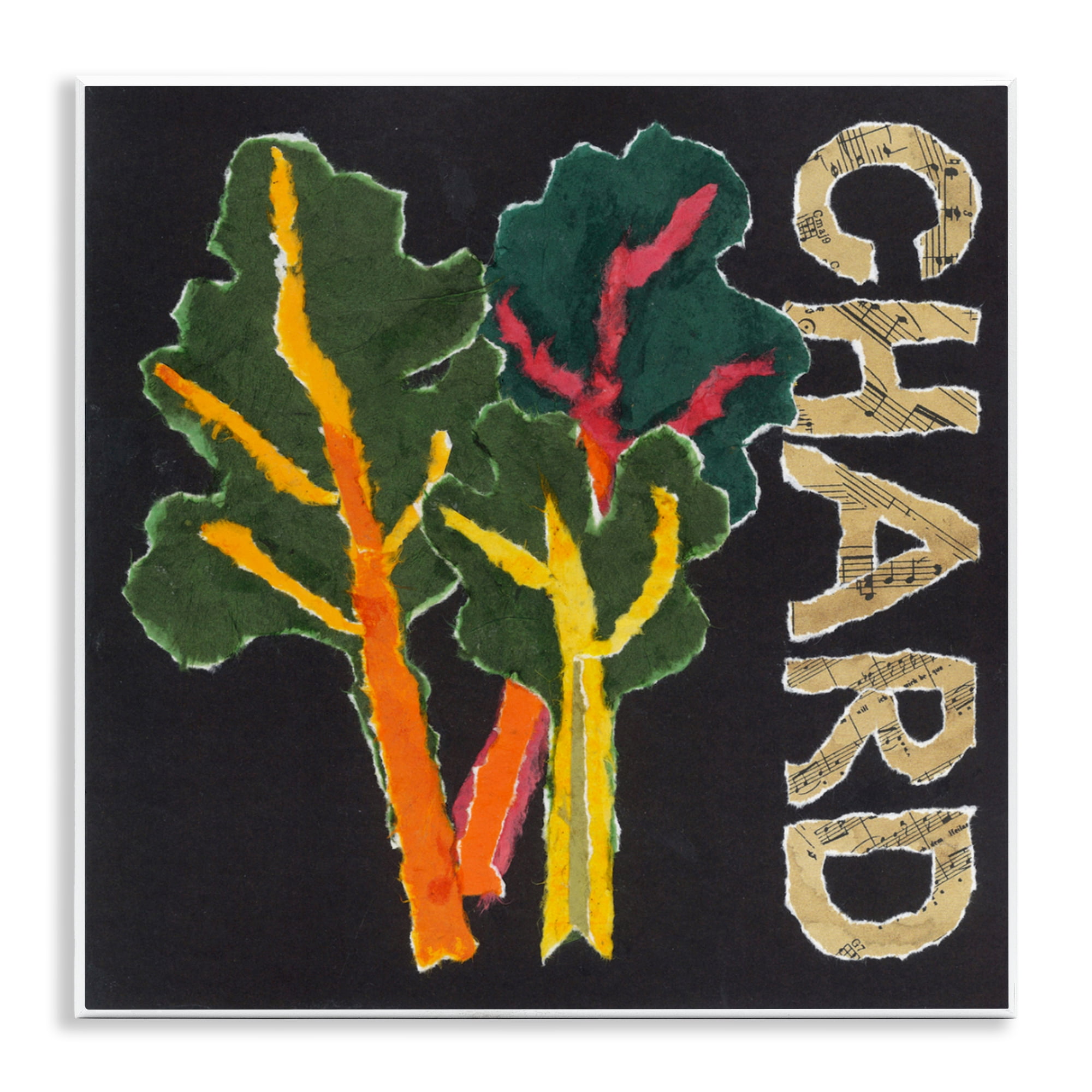 Stupell Industries Chard Leafy Vegetable Wall Plaque Art, design by Nancy Overton