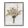 thumbnail image 1 of Stupell Industries Charming Bright Bouquet Botanical & Floral Painting Gray Floater Framed Art Print Wall Art, 17 x 21, 1 of 2
