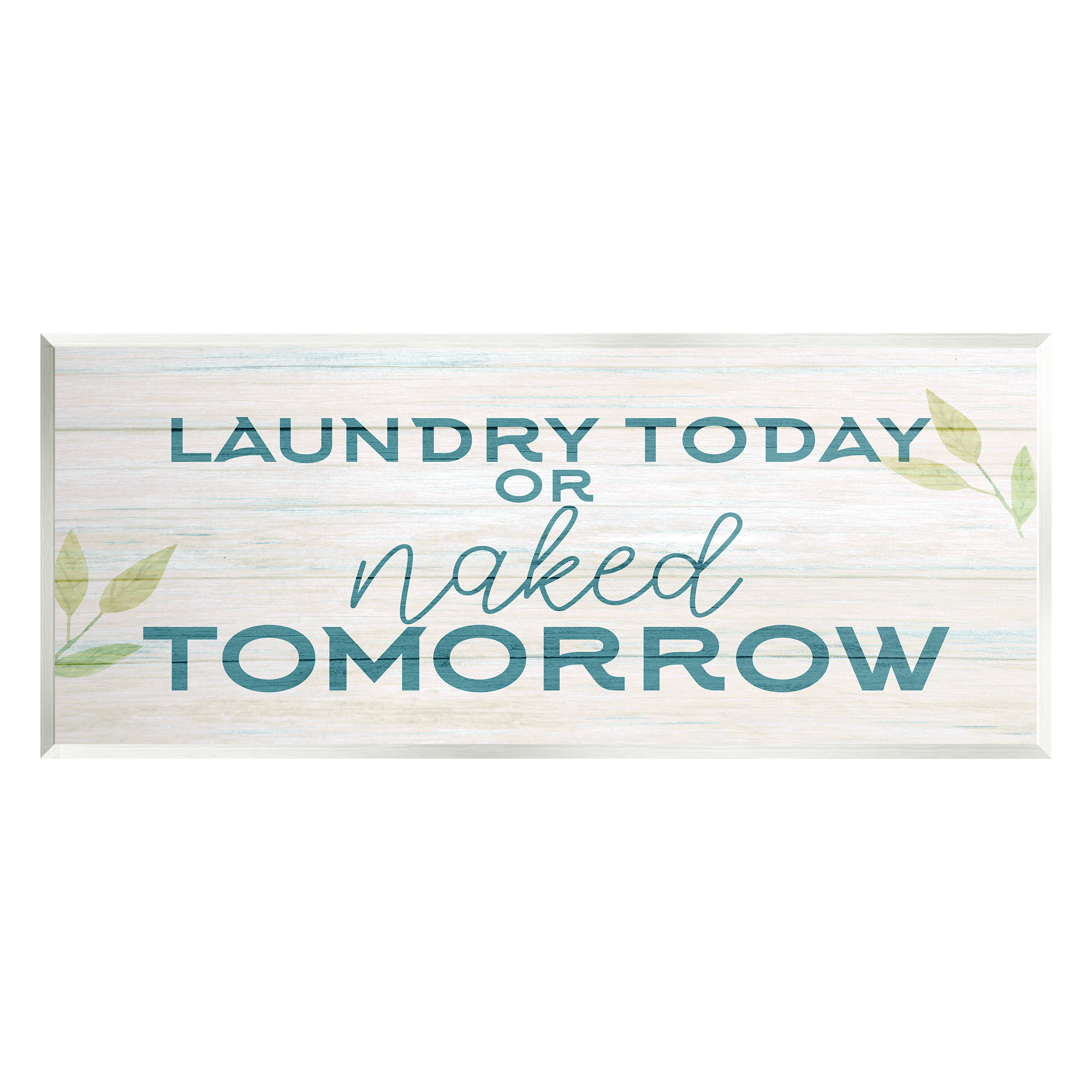 Stupell Industries Charming Country Laundry Botanical & Floral Painting Unframed Art Print Wall Art, 17 x 7