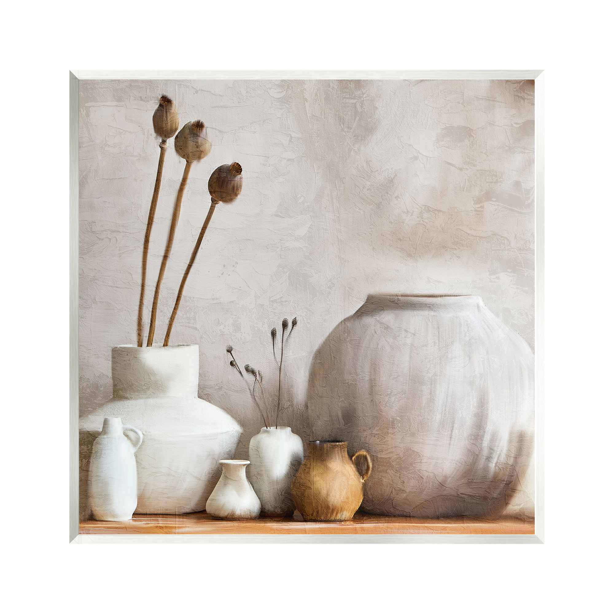 Stupell Industries Charming Country Still Life Botanical & Floral Painting Unframed Art Print Wall Art, 12 x 12