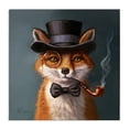 thumbnail image 1 of Stupell Industries Contemporary Charming Dapper Fox Canvas Art, 17 x 17, by Lucia Heffernan, 1 of 8