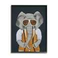 thumbnail image 1 of Stupell Industries Charming Elephant Wearing Sunglasses Yellow Vest Cute Painting, 11 x 14, Design by Coco de Paris, 1 of 5
