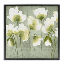 Stupell Industries Charming Flower Impressions Floral Painting Black Framed Art Print Wall Art, 12 x 12