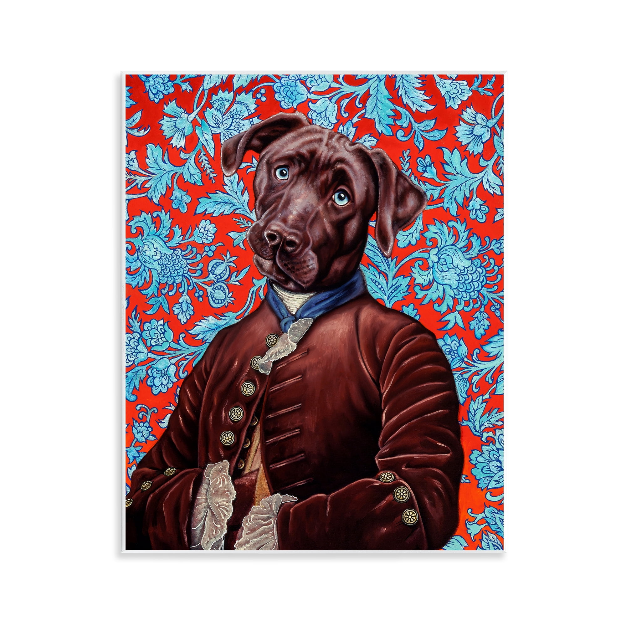Stupell Industries Charming Labrador Composition Wall Plaque Art, design by Jane R. Talton