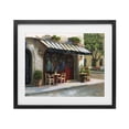 thumbnail image 1 of Stupell Industries Traditional Charming Sidewalk Cafe Tables Black Framed Print Under Glass, 16 x 13, by Nan, 1 of 8