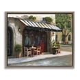 thumbnail image 1 of Stupell Industries Traditional Charming Sidewalk Cafe Tables Brown Floating Frame Canvas Art, 21 x 17, by Nan, 1 of 8