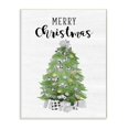 thumbnail image 1 of Stupell Industries Charming Soft Green Fir Tree Merry Christmas Text Holiday Painting Wall Plaque Art Print Wall Art, 13 x 19, 1 of 5