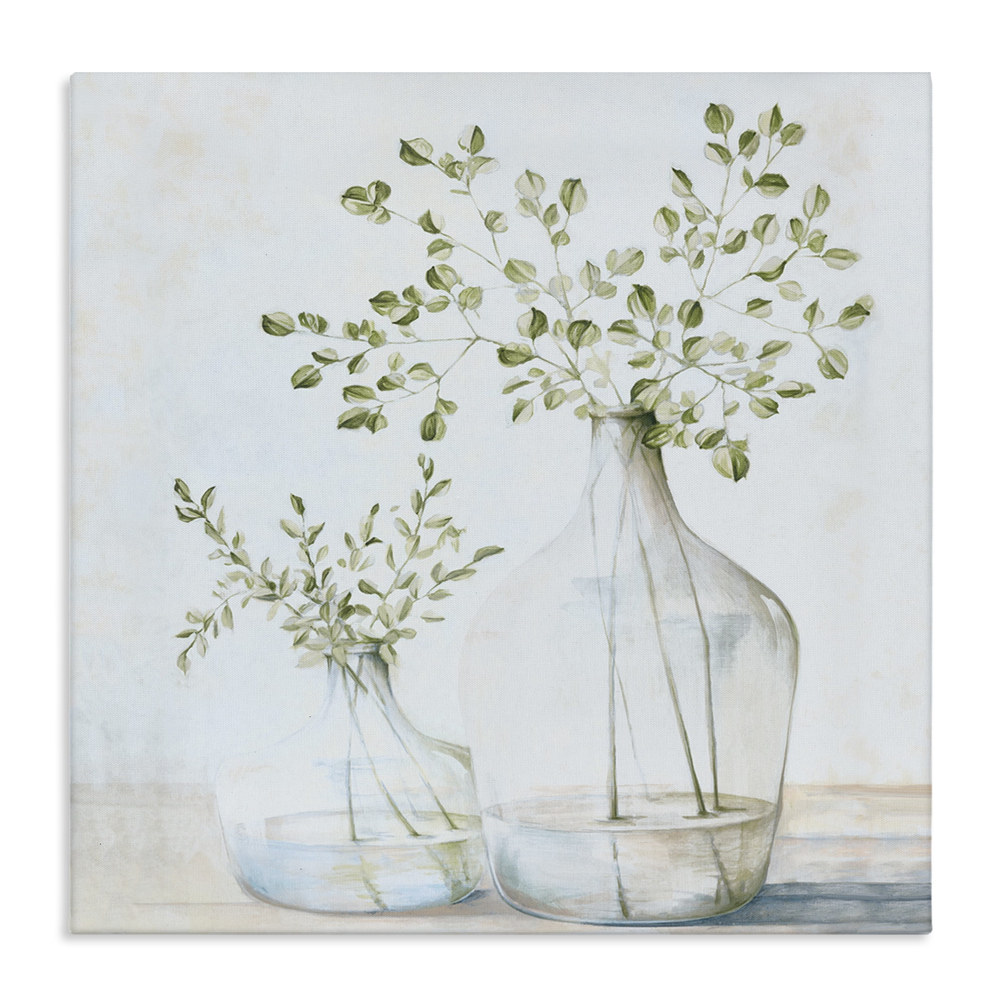 Stupell Industries Charming Vase Still Life Botanical & Floral Painting Gallery Wrapped Canvas Art Print Wall Art, 36 x 36