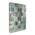 thumbnail image 1 of Stupell Industries Checker Block Pattern Abstraction over Blue Green Canvas Wall Art, 24 x 30, Design by Joyce Combs, 1 of 6