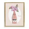 thumbnail image 1 of Stupell Industries Contemporary Cheers Pastel Rosè Gold Floating Frame Canvas Art, 25 x 31, by Chen Alyesh, 1 of 8