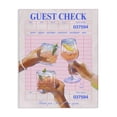 thumbnail image 1 of Stupell Industries Cheers over Guest Check Food & Beverage Painting Wrapped Canvas Art Print Wall Art, 24 x 30, 1 of 8