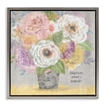 thumbnail image 1 of Stupell Industries Shabby Chic Cherish Every Moment Inspiration Gray Floating Frame Canvas Art, 25 x 25, by Suzanne Nicoll, 1 of 8