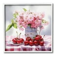 thumbnail image 1 of Stupell Industries Cherries & Blossoms Bouquet Botanical & Floral Painting White Framed Art Print Wall Art, 24 x 24, 1 of 9