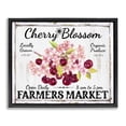 thumbnail image 1 of Stupell Industries Cottage Cherry Blossom Farmer's Market Black Floating Frame Canvas Art, 21 x 17, by Creatif Belle, 1 of 8