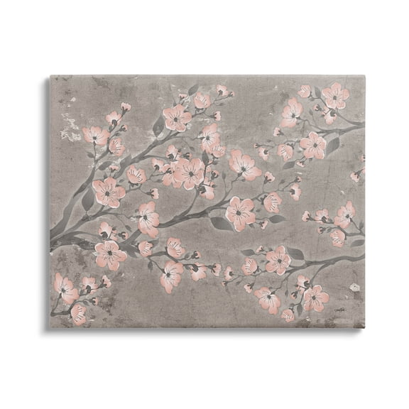 Stupell Industries Cherry Blossom Pattern Composition Graphic Art Gallery Wrapped Canvas Print Wall Art, Design by Diane Stimson