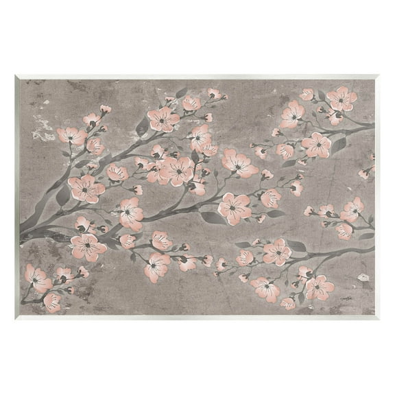 Stupell Industries Cherry Blossom Pattern Composition Graphic Art Unframed Art Print Wall Art, Design by Diane Stimson