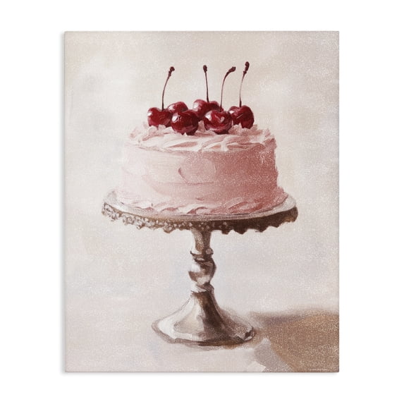 Stupell Industries Transitional Cherry Cake Delight Canvas Art, 36 x 48, by Svetlana Aleynikova