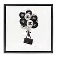 thumbnail image 1 of Stupell Industries Contemporary Chic Balloons & Purse Black Floating Frame Canvas Art, 18 x 18, by Amanda Greenwood, 1 of 8