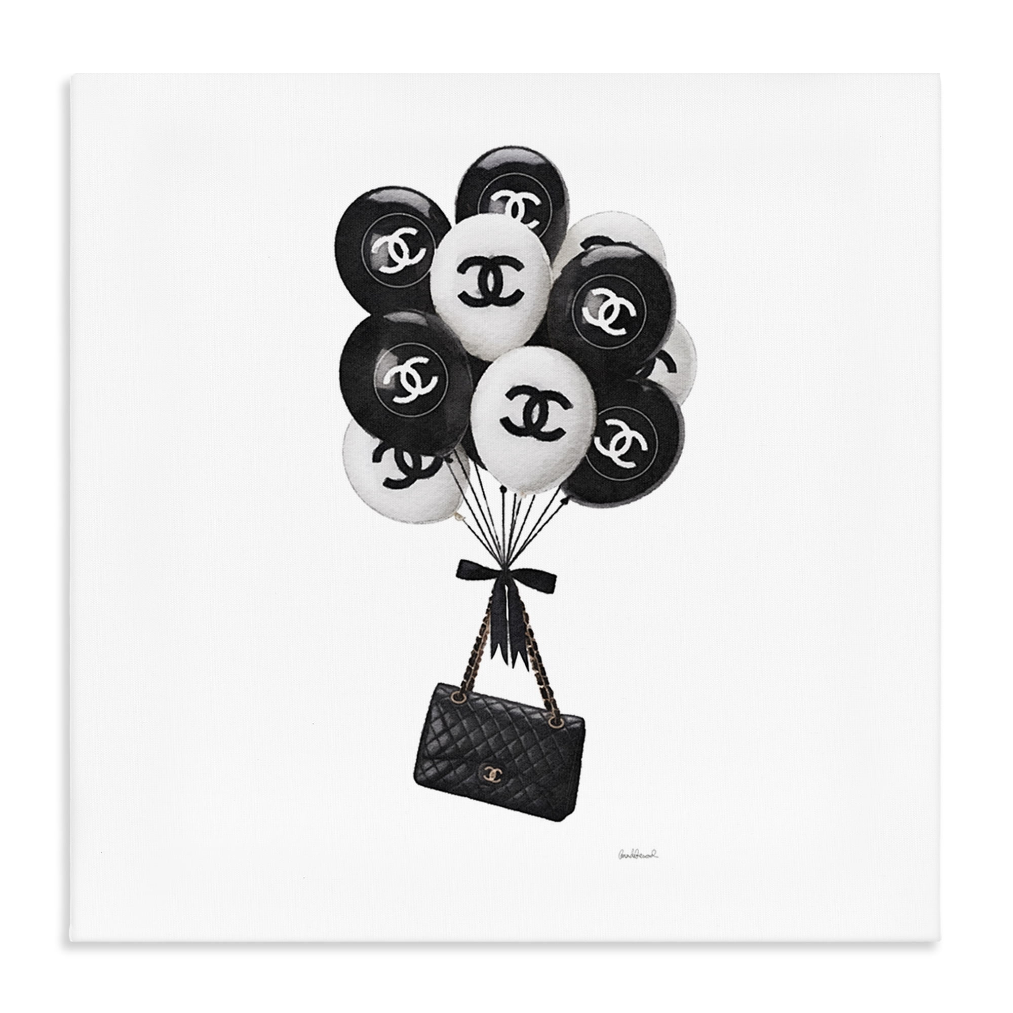 Stupell Industries Chic Balloons & Purse Canvas Wall Art, design by Amanda Greenwood