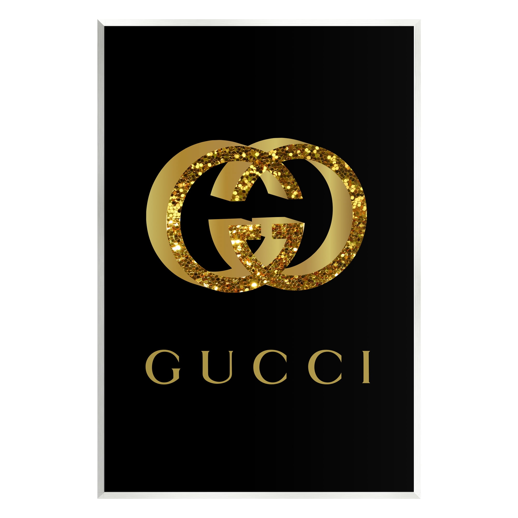 Stupell Industries Chic Black Fashion Symbol Typography Painting Unframed Art Print Wall Art, 13 x 19