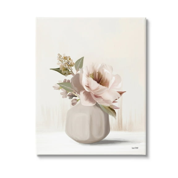 Stupell Industries Chic Bouquet in Vase Botanical & Floral Painting Gallery Wrapped Canvas Art Print Wall Art, 16 x 20