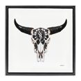 thumbnail image 1 of Stupell Industries Southwestern Chic Brand Cattle Skull Black Floating Frame Canvas Art, 18 x 18, by Amanda Greenwood, 1 of 8
