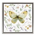 thumbnail image 1 of Stupell Industries Chic Cottage Butterfly Animals Painting Gray Floater Framed Canvas Art Print Wall Art, 18 x 18, 1 of 10