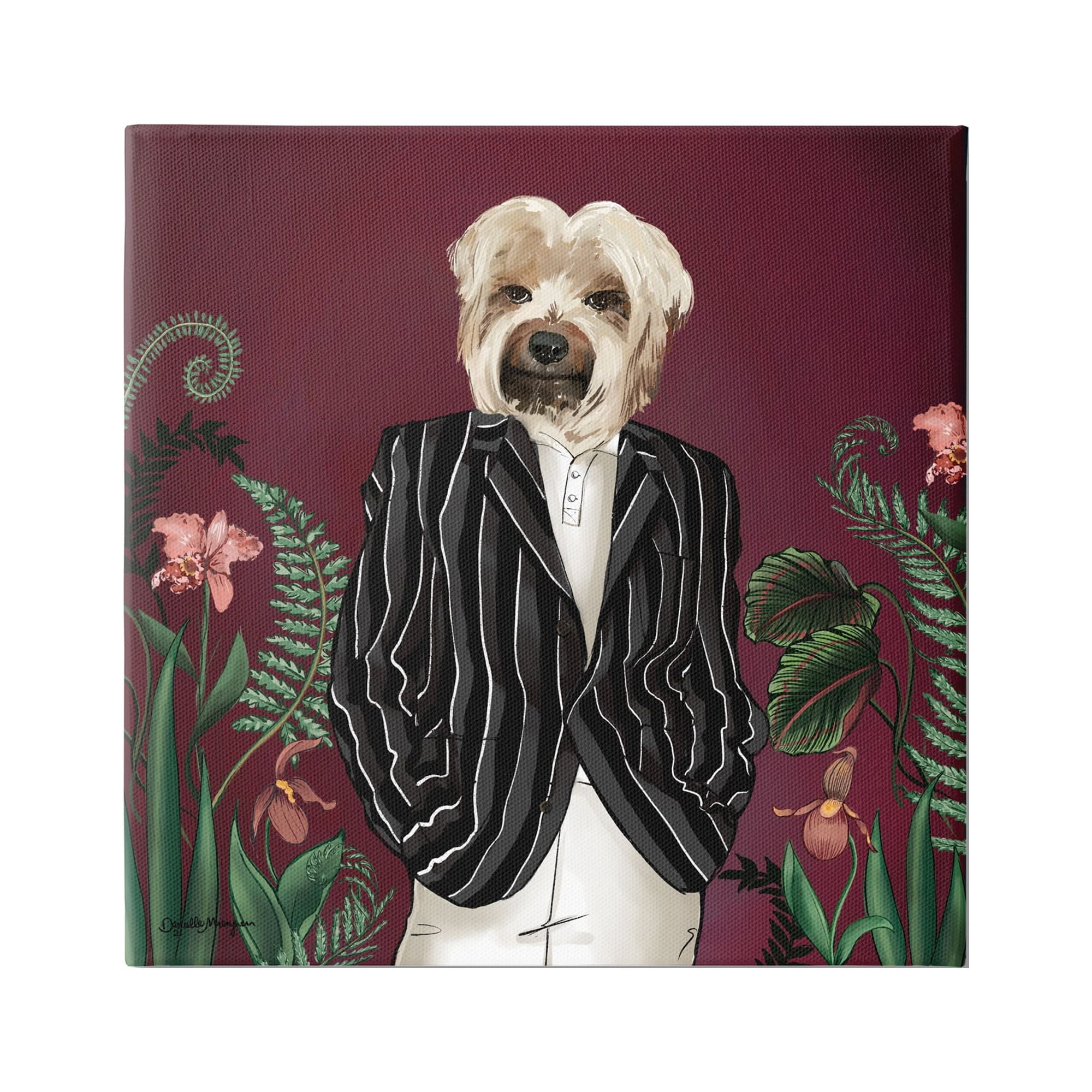 Stupell Industries Chic Fashion Dog Fancy Blazer Outfit Trendy Animal  Graphic Art Gallery Wrapped Canvas Print Wall Art, Design by House of Rose  