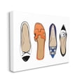 thumbnail image 1 of Stupell Industries Chic Fashion Heels Blue Orange Flats Fashion Feet, 16 x 20, Designed by Martina Pavlova, 1 of 5