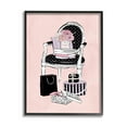 thumbnail image 1 of Stupell Industries Chic Fashion Still Life Chair with Shopping Bags Beauty & Fashion Painting Black Framed Art Print Wall Art, 24 x 30, 1 of 7