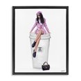 thumbnail image 1 of Stupell Industries Modern Black Floating Frame Canvas Art, 17 x 21, by Ziwei Li, 1 of 8