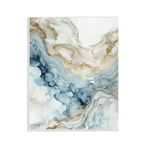 Stupell Industries Chic Geode Pattern Abstract Painting Unframed Art Print Wall Art, 11 x 14