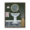 thumbnail image 1 of Stupell Industries Contemporary Chic Green Bathroom Brown Floating Frame Canvas Art, 25 x 31, by Yvette St. Amant, 1 of 8