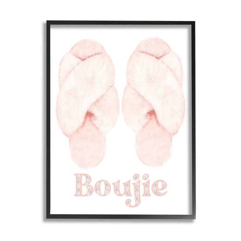 Free Shipping! Stupell Industries Chic Luxury Slippers Fashion