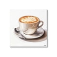 thumbnail image 1 of Stupell Industries Chic Modern Cappuccino Food & Beverage Painting Gallery Wrapped Canvas Art Print Wall Art, 17 x 17, 1 of 8