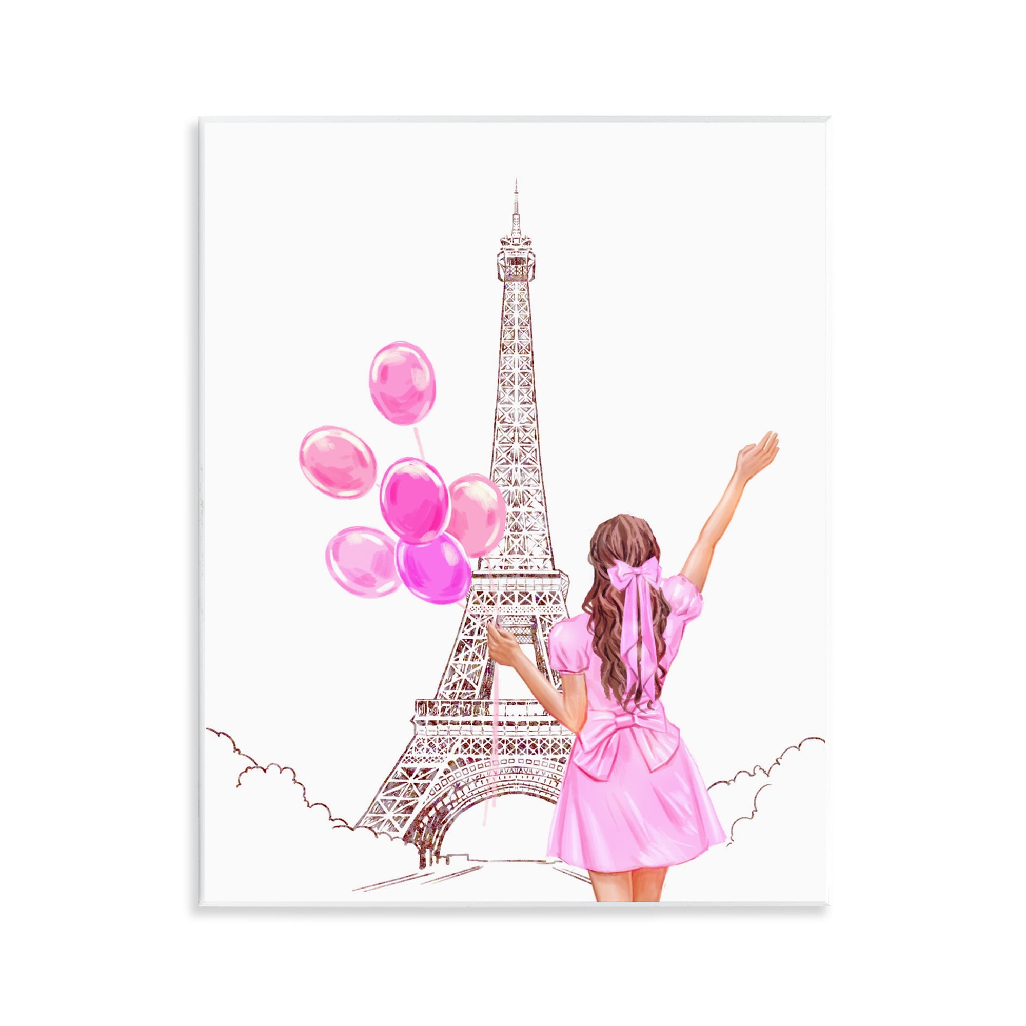Stupell Industries Chic Paris Celebration Wall Plaque Art, design by Ziwei Li