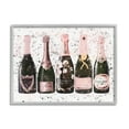 thumbnail image 1 of Stupell Industries Chic Pink Rose Bottles Modern Fashion Splash Food & Beverage Painting Gray Framed Art Print Wall Art, 16 x 20, 1 of 7