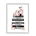 thumbnail image 1 of Stupell Industries Chic Pink Toiletry Cosmetics Glam Fashion Books, 11 x 14, Designed by Ros Ruseva, 1 of 7