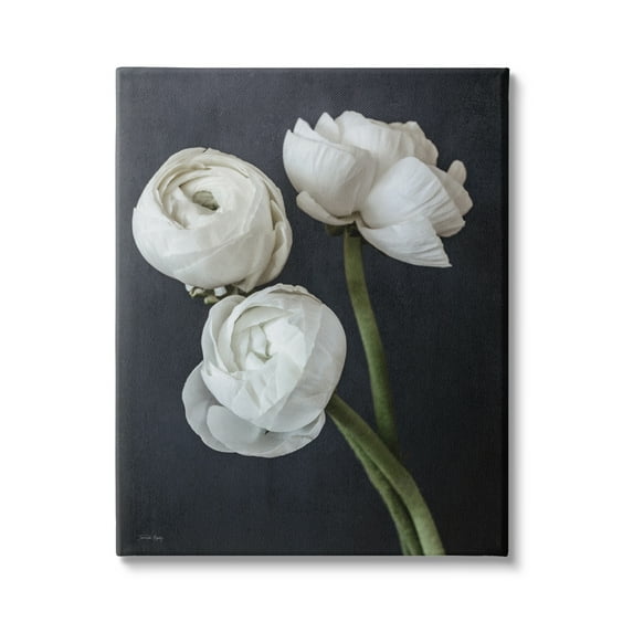 Stupell Industries Chic Ranunculus Flower Blossoms Modern Arrangement Photograph Gallery Wrapped Canvas Print Wall Art, Design by Jennifer Rigsby