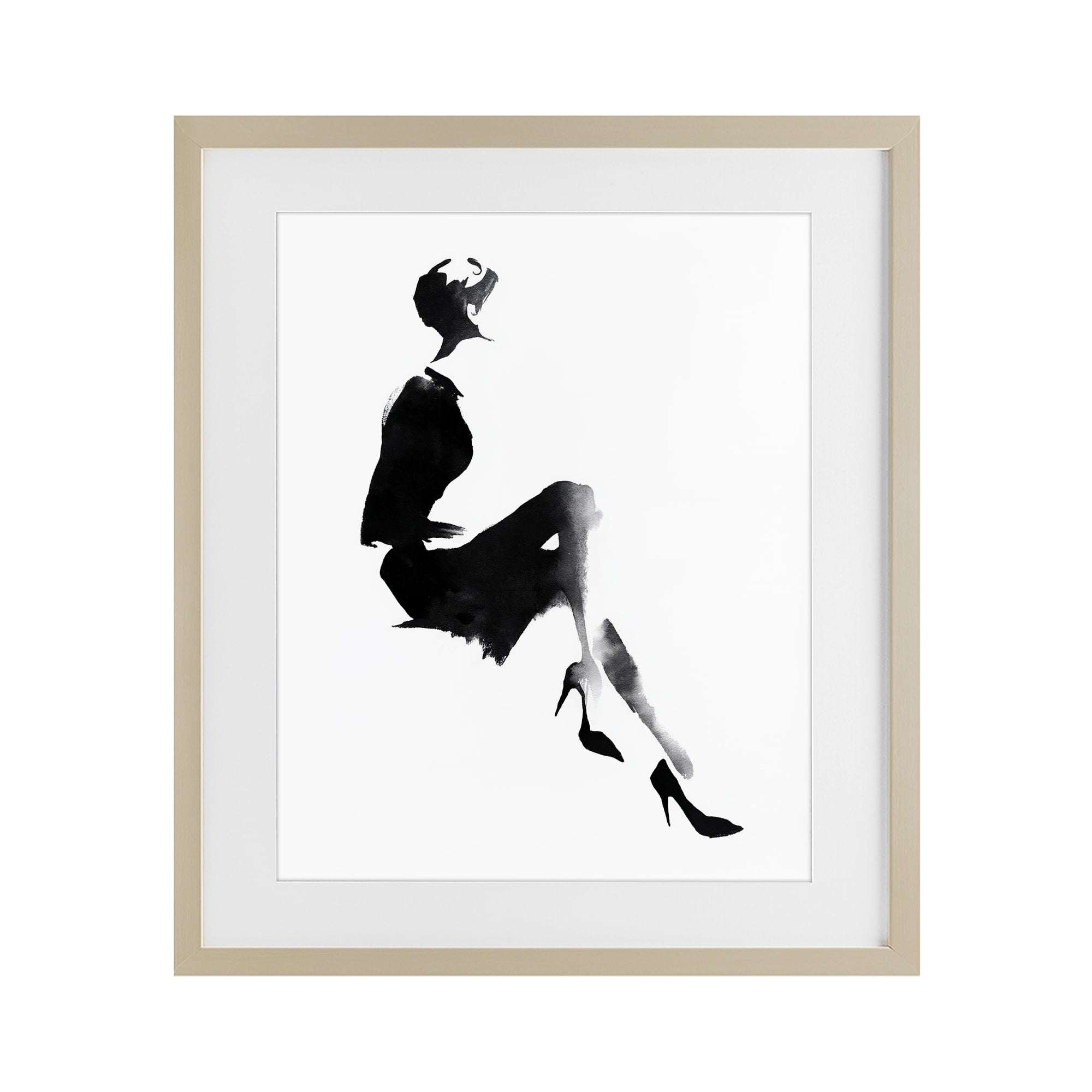 Stupell Industries Chic Silhouette Noir Birch Framed Print Under Glass, design by Svetlana Aleynikova