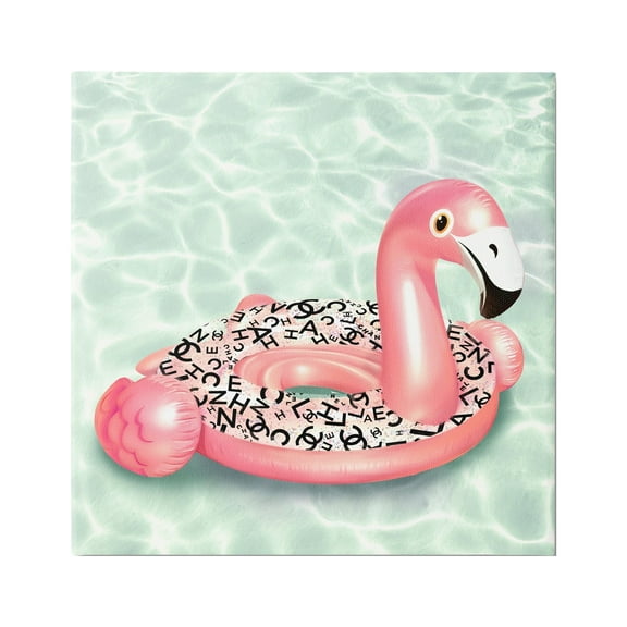 Stupell Industries Chic Summer Pool Float Glam Fashion Pattern Graphic Art Gallery Wrapped Canvas Print Wall Art, Design by Ziwei Li
