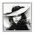 thumbnail image 1 of Stupell Industries Chic Woman Gazing Beauty & Fashion Painting White Framed Art Print Wall Art, 24 x 24, 1 of 9