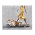 thumbnail image 1 of Stupell Industries Art Deco Chic Woman with Corgis Canvas Art, 20 x 16, by Svetlana Aleynikova, 1 of 8