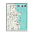 thumbnail image 1 of Stupell Industries Chicago Illinois City Landmark Map Tourist Destinations Design by Ziwei Li, 1 of 1