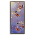 thumbnail image 1 of Stupell Industries Chickadees & Mountain Ash Plants & Flowers Painting Brown Floater Framed Canvas Art Print Wall Art, 11 x 25, 1 of 10