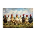 thumbnail image 1 of Stupell Industries Farmhouse Chicken Brood on Horizon Canvas Art, 24 x 16, by Petals Prints Design, 1 of 8