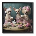 thumbnail image 1 of Stupell Industries Chihuahua Tea Party Animals & Insects Painting Black Framed Art Print Wall Art, 17 x 17, 1 of 9